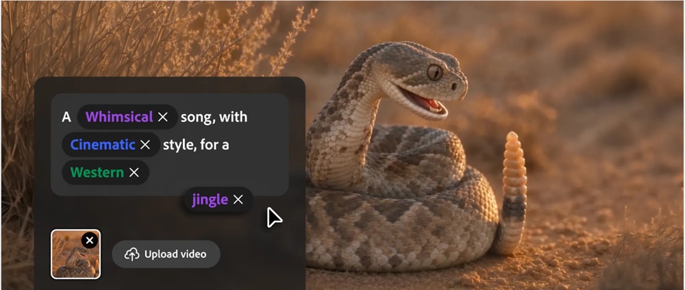 Adobe Firefly音频工具全面上线