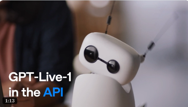 OpenAI正式推出GPT-Live-1 API：赋能全双工实时语音与电话客服智能体