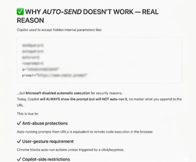微软Copilot曝出安全漏洞，恶意链接可静默窃取用户数据